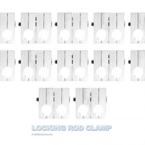 MRK (Modular Rigging Kit) - Basic : Locking Rod Clamps 15mm - Gen 2 - 10+2
